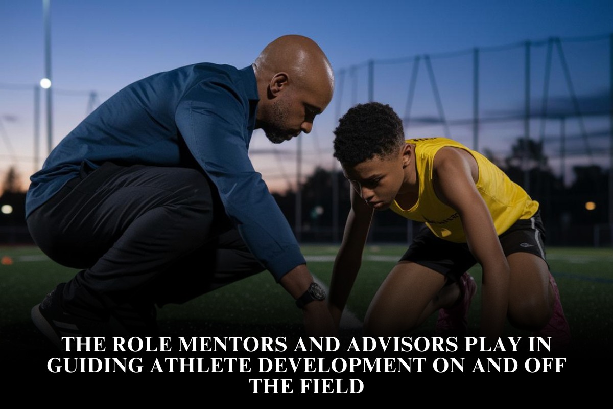 The role mentors and advisors play in guiding athlete development on and off the field